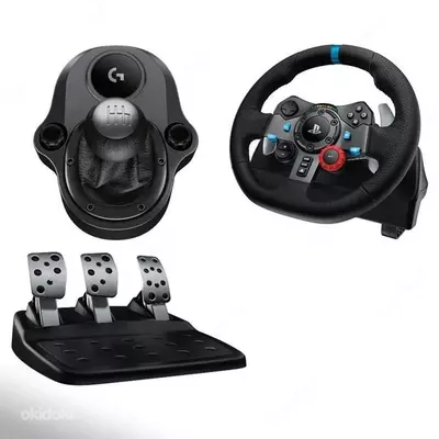 Logitech G29 o'yin g'ildiragi vites qo'li bilan