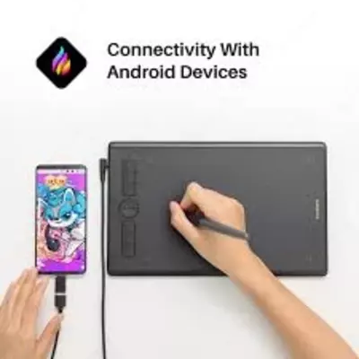 Графический планшет Huion H610X Black