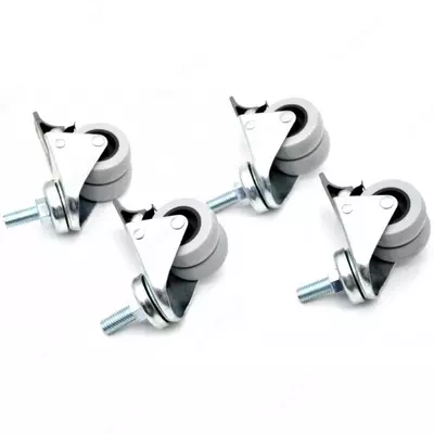 M12 roliklar to'plami (4 dona) polga o'rnatilgan shkaf uchun