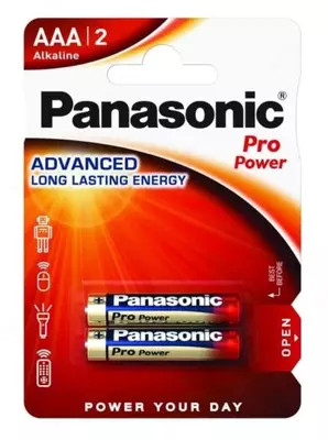 Pro Power gidroksidi batareyalar, AAA, 1,5V, har bir paketga 2 dona