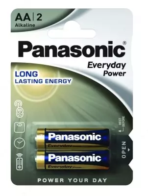 Щелочные батарейки Everyday Power, типоразмер ААА, напряжение 1,5 В. по 2 шт в упаковке