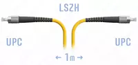Optik yamoq simi "SNR" FC/UPC SM 1 metr (Art. SNR-PC-FC/UPC-1m)