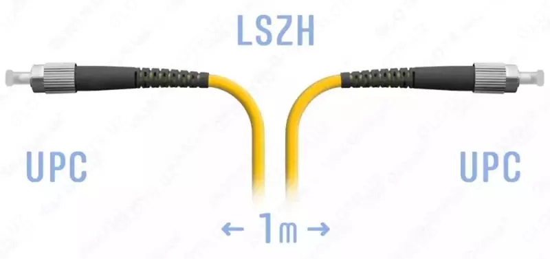 Optik yamoq simi "SNR" FC/UPC SM 1 metr (Art. SNR-PC-FC/UPC-1m)