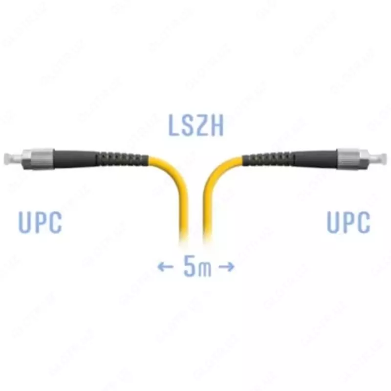 Оптический патчкорд "SNR" FC/UPC SM 5 метров (Арт. SNR-PC-FC/UPC-5m)