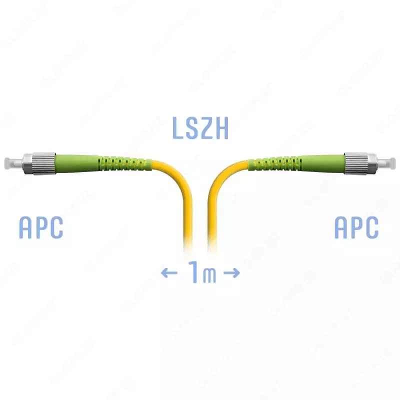 Оптический патчкорд "SNR" FC/АPC SM 1 метр (Арт. SNR-PC-FC/APC-1m)