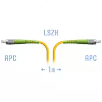 Optik yamoq kabeli "SNR" FC/APC SM 1 metr (Art. SNR-PC-FC/APC-1m)