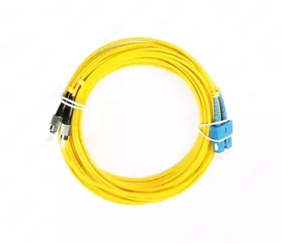 Оптический патчкорд "SNR" FC/UPC-SC/UPC SM Duplex, 15 метров (Арт. SNR-PC-FC/UPC-SC/UPC-DPX-15m)