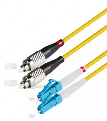 Оптический патчкорд "SNR" LC/UPC-FC/UPC SM Duplex, 3 метра (Арт. SNR-PC-LC/UPC-FC/UPC-DPX-3m)