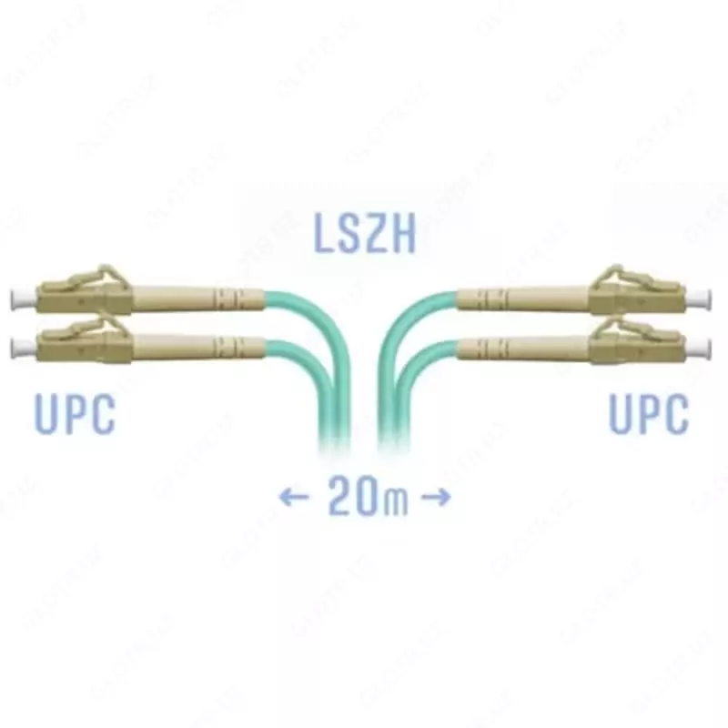 Оптический патчкорд "SNR" LC/UPC, 20 метров (Арт. SNR-PC-LC/UPC-MM-20m)