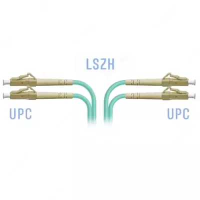 Оптический патчкорд "SNR" LC/UPC Duplex, 30 метров (Арт. SNR-PC-LC/UPC-MM-DPX-30m)