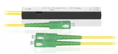 Optik ajratuvchi "SNR" ikki oynali SC/APC (Art. SNR-CPC-1x2-20/80-SC/APC)