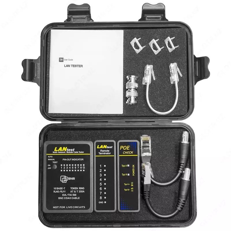 Сетевой тестер "SNR" с функцией PoE (Арт. SNR-LP-01)