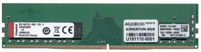 Память 8GB Kingston 2400MHz DDR4 ECC CL17 UDIMM 1Rx8 Micron E (Арт. KSM24ES8/8ME)