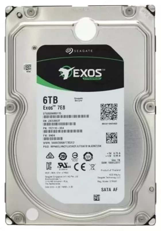 Жесткий диск Seagate Enterprise Capacity 6TB 7.2k 3.5" SATA (Арт. ST6000NM0115)
