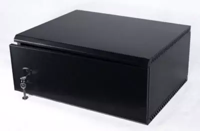 Metall eshikli devor shkafi "Pixietech" 4U 570 x 450 x 270 mm (Art. PXT-10-0445-03) YANGI