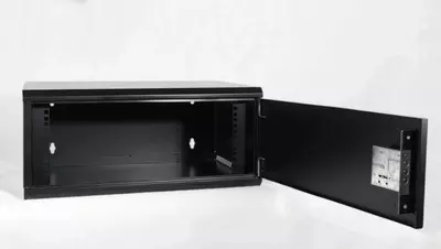 Metall eshikli devor shkafi "Pixietech" 4U 570 x 450 x 270 mm (Art. PXT-10-0445-03) YANGI