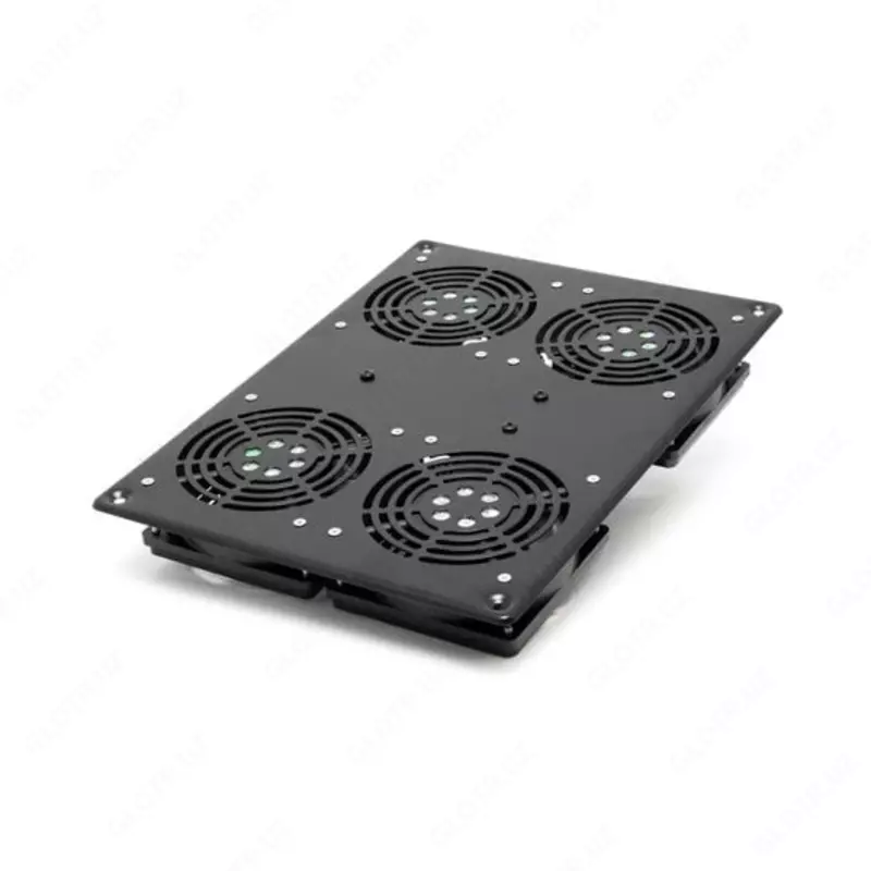 Вентиляторная панель с термостатом "Pixietech", 4 x 12 см, Питание 220V (Арт.PXT-20-SHELF-4FAN)