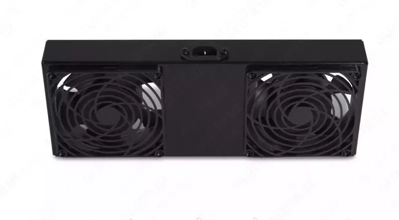 Вентиляторная панель "Pixietech", 2 x 12 см, Питание 220V (Арт.PXT-10-SHELF-2FAN) NEW