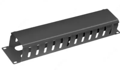 Кабельный органайзер "Pixietech" горизонтальный 2U (арт. PXT-H-ORG-2U)