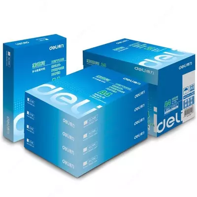 Бумага листовая  Бумага листовая "Deli" для офисной техники, A4, 80г Mate (500 листов) Арт. - 7419
