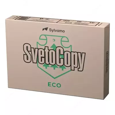Бумага ксероксная "Svetocopy ЕСО", A4, 80г , небеленая (500 листов)