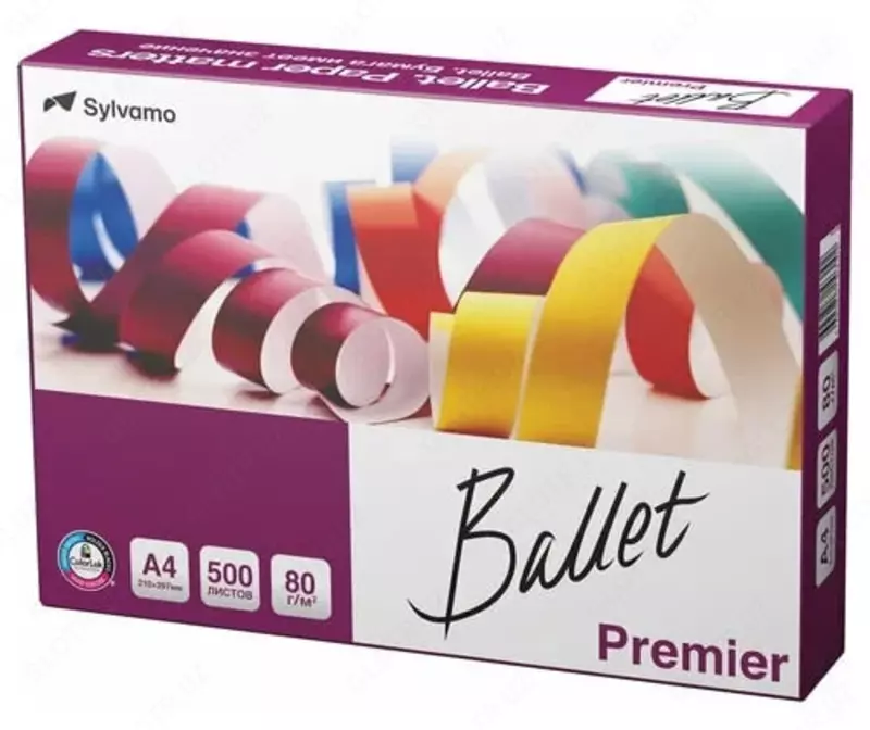 Xerox qog'ozi "Ballet Premier", A4, 80 g/m2 (500 varaq)