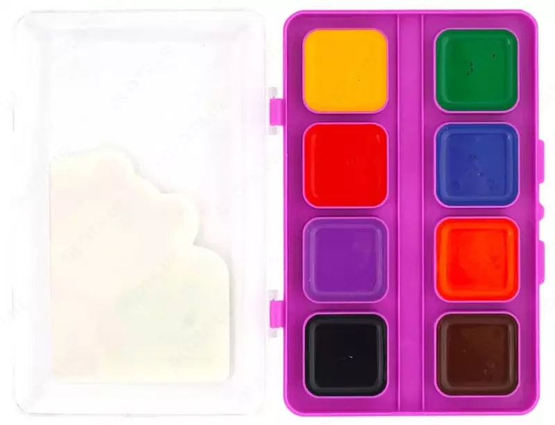 Акварель "Гамма Малыш Naturals" медовая, без кисточки (8 цветов) Арт. - 216001