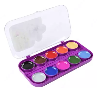 Акварель "Гамма Малыш Naturals" медовая, без кисточки (10 цветов) Арт. - 216002