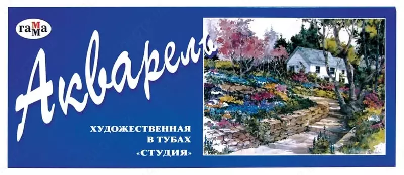 Акварель "Гамма Студия", художественная (12 цветов) Арт. - 213007