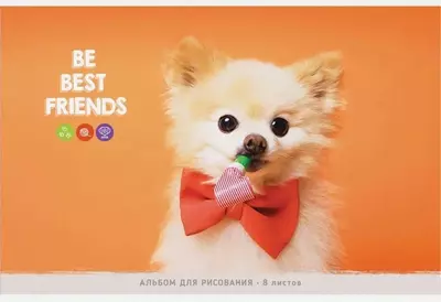 Альбом для рисования"ArtSpace Питомцы" (8 листов) А-4 Арт. - А08ф_26302