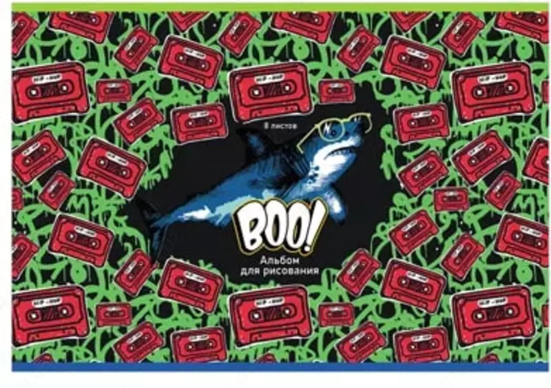 Альбом для рисования"BG Увлечения мальчишек" (8 листов) А-4 Арт. - АР4ск8_10971