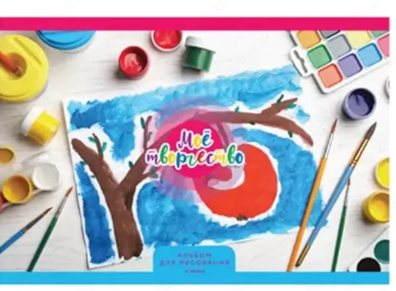 "BG Mening ijodim" rasm albomi (12 varaq) A-4 Art. - AR4sk12_9110