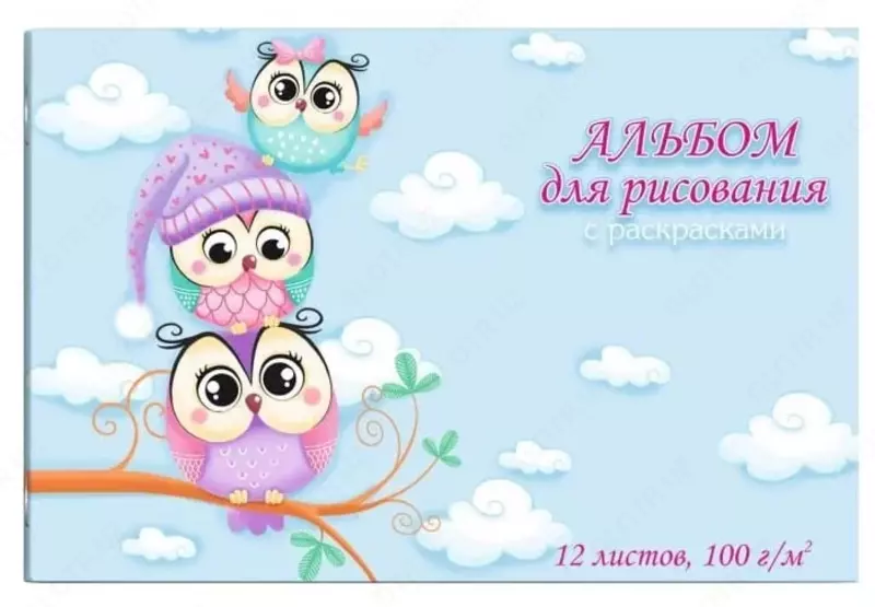 Альбом для рисования "Феникс+" (12 листов) А-4 Арт. - 49849