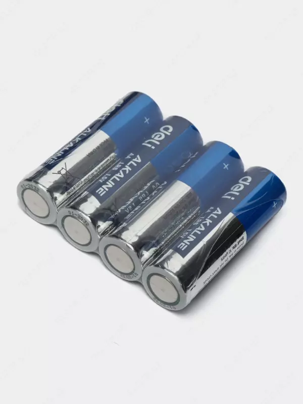 Пальчиковая батарейка "Deli" AА, LR6 1.5V (Арт. - 18503) 4 шт.