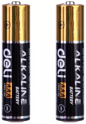 Barmoq batareyasi "Deli" AАA LR03 1,5V (Art. - 18504) 2 dona.