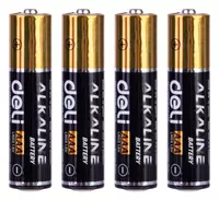 Пальчиковая батарейка "Deli" АAА LR03 1.5V (Арт. - 18505) 4 шт. - 18 000 сум