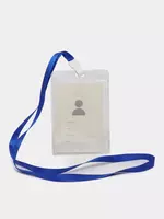 Бейджик вертикальный "Deli" с лентой 72 х 102 мм (Арт. - 64814) - 4 000 сум