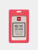 Бейджик вертикальный "Deli" без ленты 89 х 54 мм (Арт. - 8317rd) - 11 000 сум