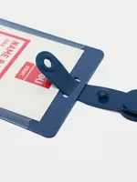 54 x 90 mm o'lchamdagi kiyim tikgichli vertikal "Deli" nishoni (5743-modda)