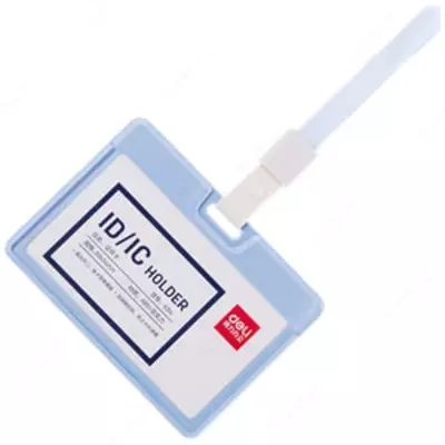 Бейджик горизонтальный "Deli" 89 х 54 мм (Арт. - 8314lbl)