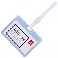 7 100 сум Бейджик горизонтальный "Deli" 89 х 54 мм (Арт. - 8314lbl)