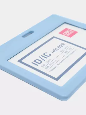 Бейджик горизонтальный "Deli" 90 х 54 мм (Арт. - 8342lbl)