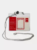 105 x 70 mm shnurdagi gorizontal "Deli" nishoni (- 5754-modda)