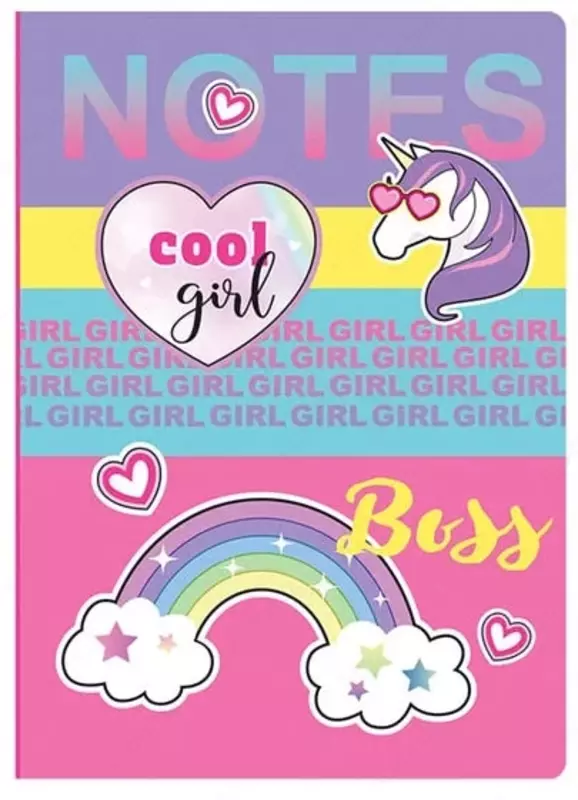 Бизнес - блокнот BG "Cool girl", A5, 64 стр. (Арт. - ББ5т64_лм_9755)