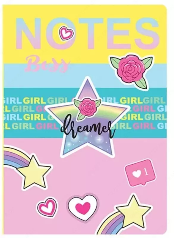 Бизнес - блокнот BG "Cool girl", A5, 64 стр. (Арт. - ББ5т64_лм_9755)