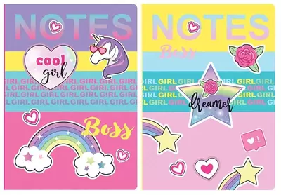 Бизнес - блокнот BG "Cool girl", A5, 64 стр. (Арт. - ББ5т64_лм_9755)