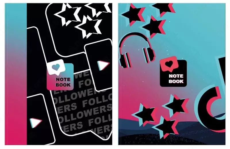 Бизнес - блокнот Лайт BG "На тик-токе", A5, 64 стр. (Арт. - ББ5и64_лг_10017)