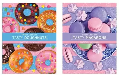 Бизнес - блокнот ЛАЙТ, BG "Печеньки-пончики", A5, 64 стр. (Арт. - ББ5и64_лм_бл_648)