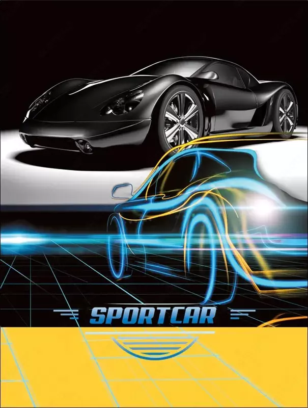 Бизнес - блокнот Лайт BG "Суперкар", A5, 64 стр. (Арт. - ББ5и64_лм_вл_647)