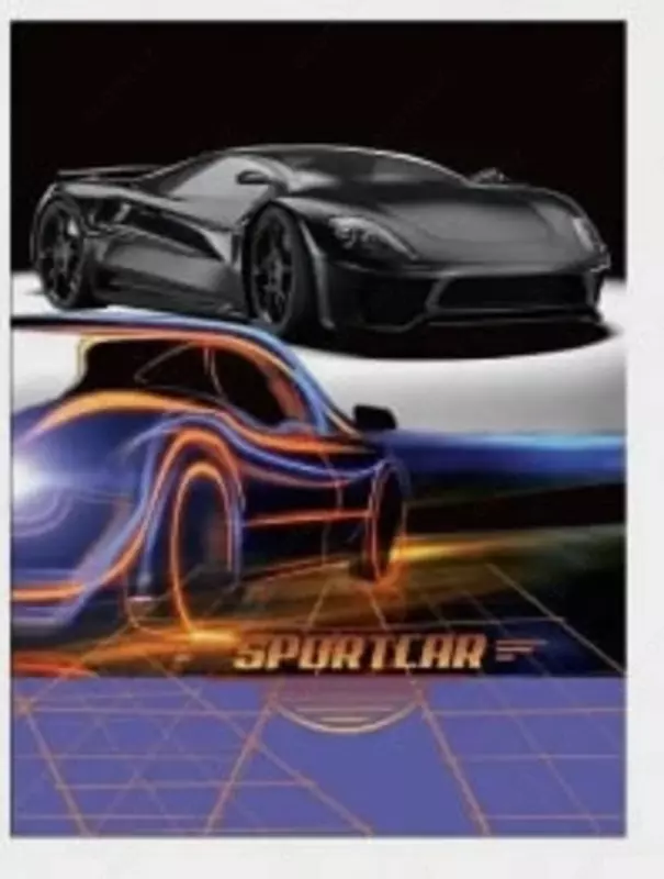 Бизнес - блокнот Лайт BG "Суперкар", A5, 64 стр. (Арт. - ББ5и64_лм_вл_647)